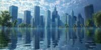 De nombreuses grandes villes côtières vont disparaître sous les eaux. © supansa, Adobe Stock